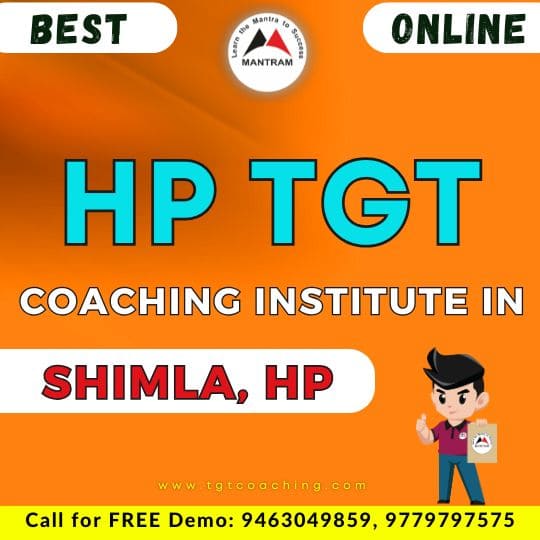 Best HP TGT Coaching Institute in Shimla